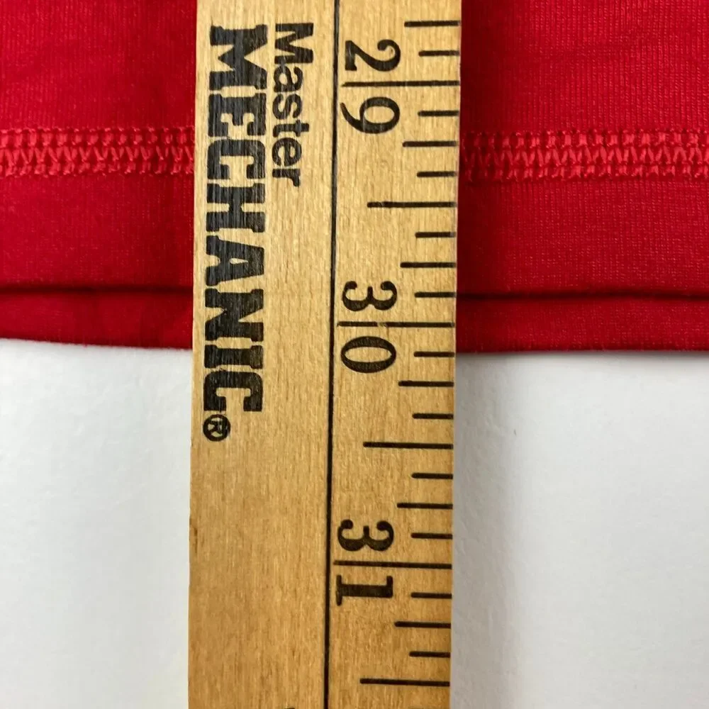 The North Face Mens XXL Red Gray Performance Athletic Shirt Stretch Hiking